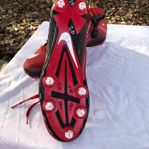 *BRAND NEW* Nike Red Alpha Cleats - Picture 3 of 3